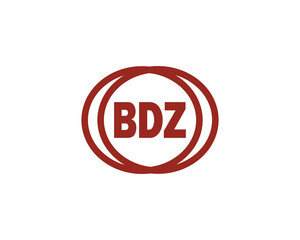 BDZ logo design vector template. BDZ logo design.