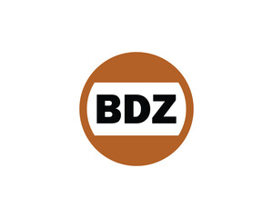 BDZ logo design vector template. BDZ logo design.