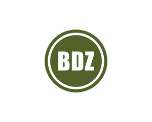 BDZ logo design vector template. BDZ logo design.