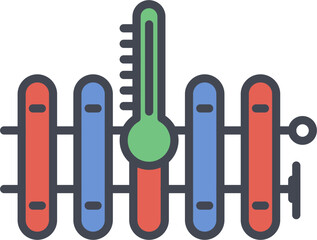 Radiator Vector Icon
