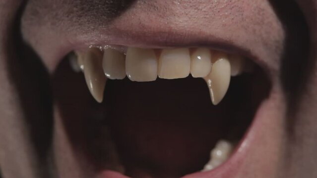Vampire Shows His Fangs