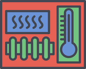 Heating Element Vector Icon