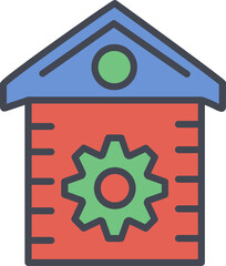 House Setting Vector Icon