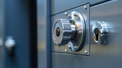 Safe box isolated with emergency lock