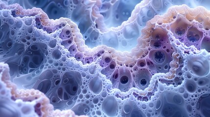 Frozen Methane Bubbles deep colors