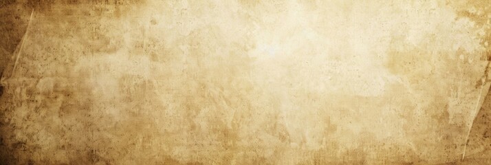 Obraz premium Light Brown Paper Texture with Vintage Grunge Border Design