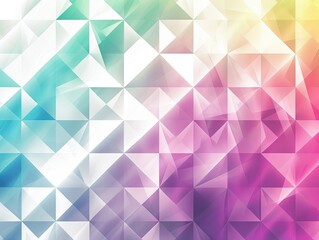 Obraz premium Abstract geometric pattern with pastel colors and gradient effect