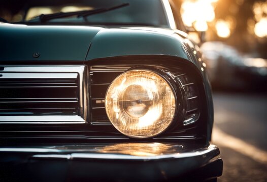 headlight vehicle auto car front modern head grill headlamp drive driving