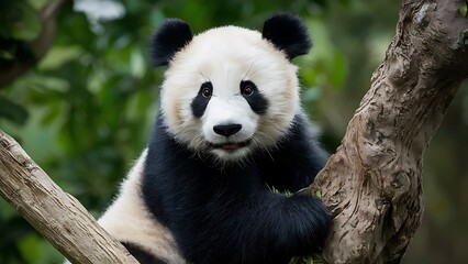 Giant panda cub wallpaper