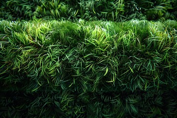 Fototapeta premium Lush Green Grass Close-Up