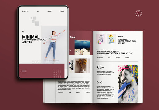 Minimal Magazine Layout