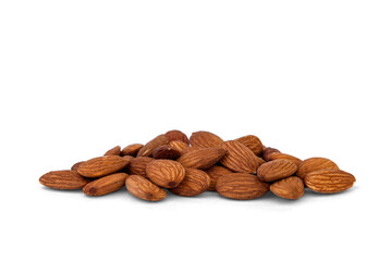 Almond isolated on white background.