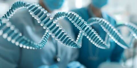 Future healthcare technology using DNA digital health holograms and advanced engineering. Concept Healthcare Technology, DNA, Digital Health, Holograms, Advanced Engineering