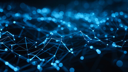 Obraz premium background connected line for internet or networking