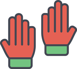 Gloves Vector Icon