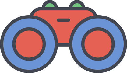 Binocular Vector Icon