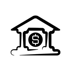 Bank icon template