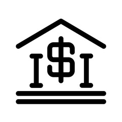 Bank icon template