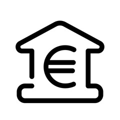 Bank icon template