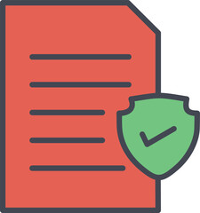 File Protection Vector Icon