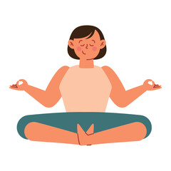 reiki woman doing meditation