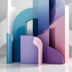 Fototapeta premium Modern abstract background Minimal Color gradient Wallpaper