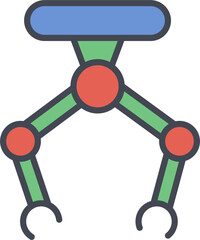 Industrial Robot II Vector Icon