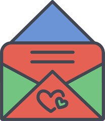 Love Letter Vector Icon