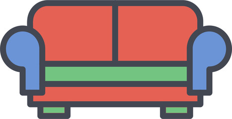 Sofa Vector Icon