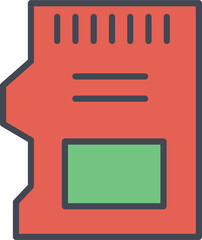 SD Card Vector Icon