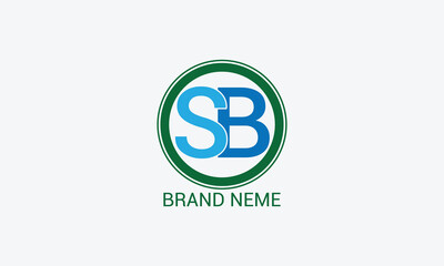 SB letter logo design