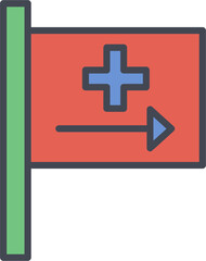 Obraz premium Medical Sign Vector Icon