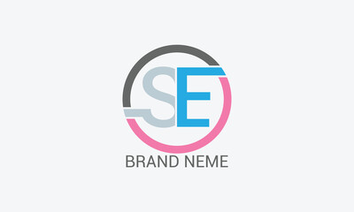 SE letter logo design