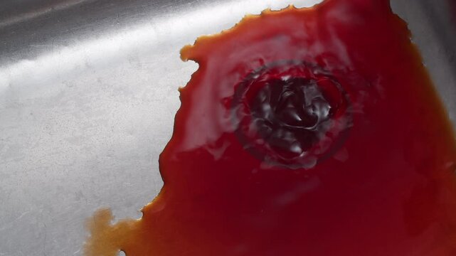 Blood Comes From A Drain