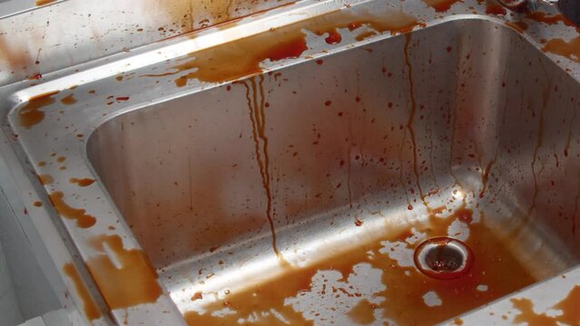 Blood Explosion In The Sink