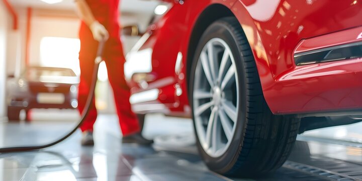 Efficient blowers ensure spotless streakfree finish on dried car surfaces. Concept Car detailing, High-powered blowers, Streak-free finish, Efficient drying, Spotless results