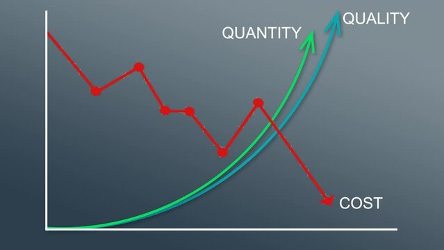 Quality and quantity compared to production costs, animated video business graphics