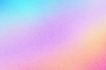 Rainbow  gradient background with grain gradation texture, pastel noise texture abstract blur wallpaper, vector illustration.
