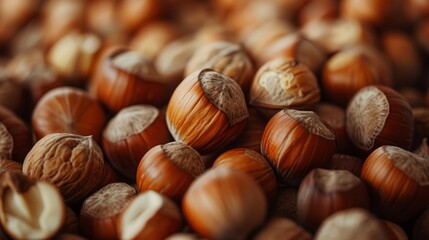 Obraz premium mixed nuts close up.