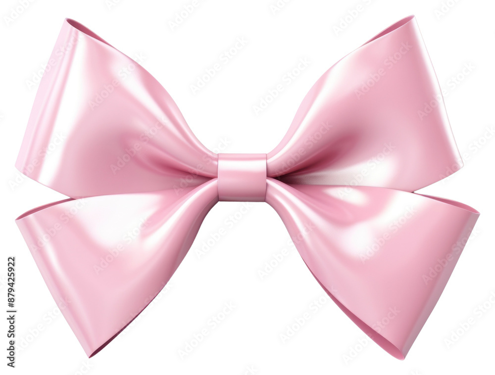 Sticker png pink bow white background celebration.