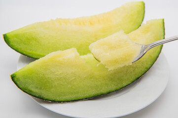 新鮮なメロン（肥後グリーン）