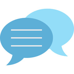 Chat Bubble vector icon in flat style 