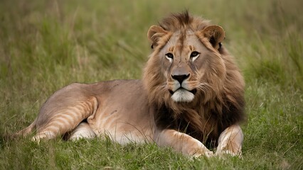 Portrait of African Lion Wallpaper