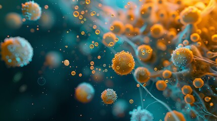 microscopic biological background