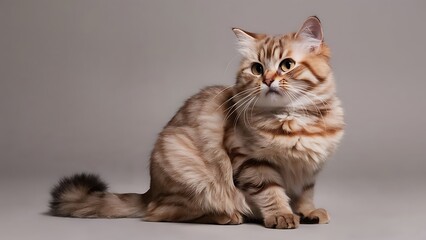 Obraz premium shorthair cat portrait wallpaper