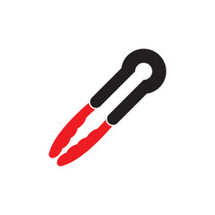 food tongs icon vector illustration design template