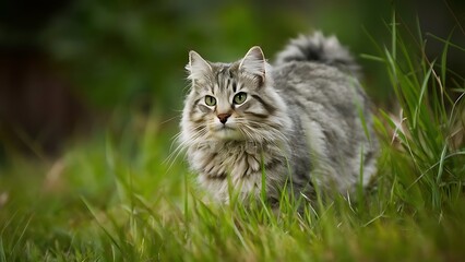 shorthair cat portrait wallpaper