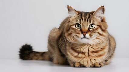 Obraz premium shorthair cat portrait wallpaper