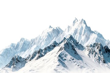 Obraz premium Snowy Mountain Range