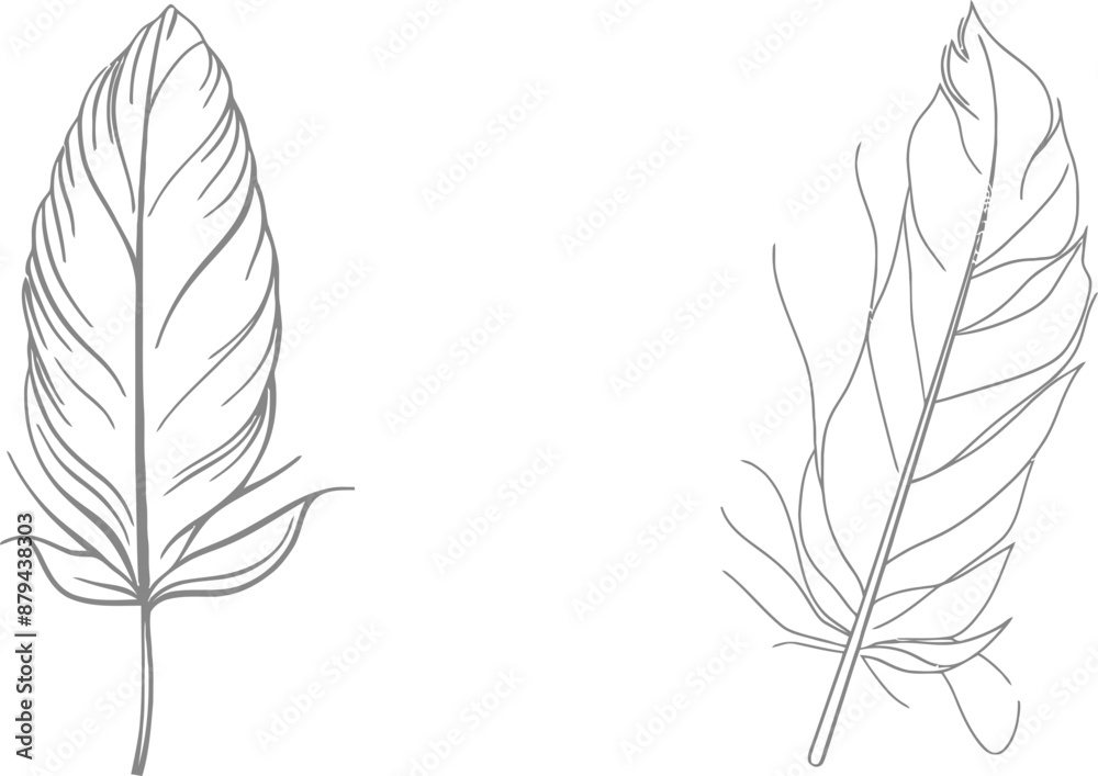 Aufkleber this is a continuous line drawing of a bird feather, along with a writer and poetry symbol logo. the